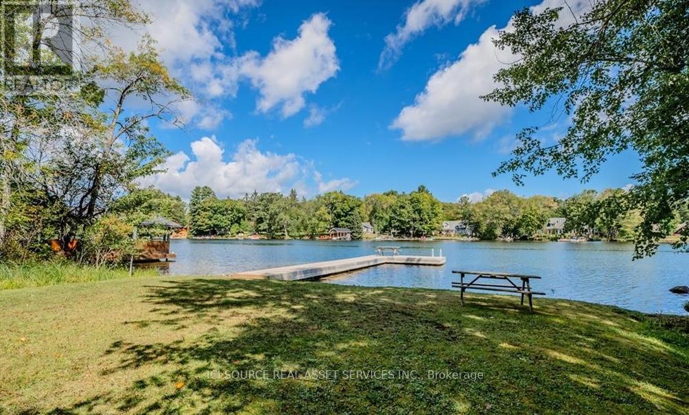 Waterfront dock and lake at 9 Indian Crescent